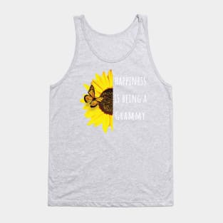 Happiness is Being a Grammy Sunflower Tank Top